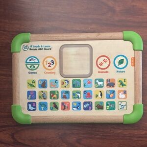 Touch & Learn Nature ABC Board with Green Corners